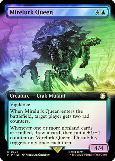 Mirelurk Queen (pip) (377) / Extended Art Foil