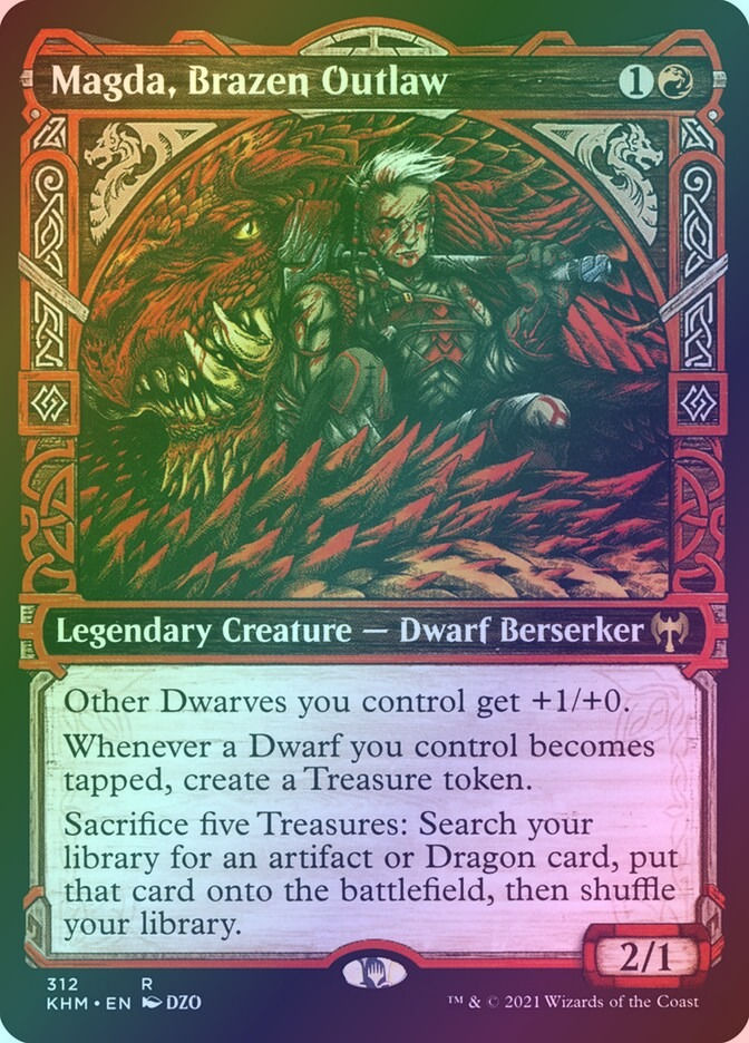 Magda, Brazen Outlaw (KHM) (312) / Showcase / Foil
