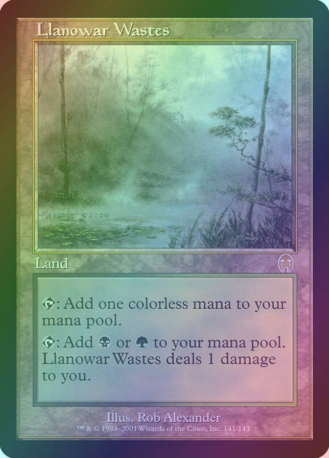 Llanowar Wastes (APC) (141) / Foil