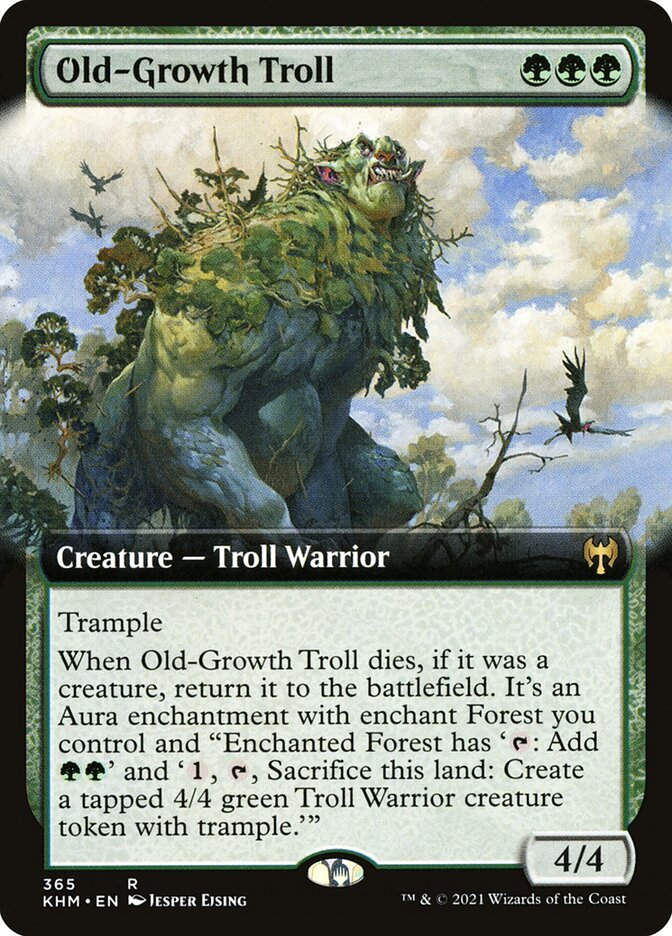 Old-Growth Troll (KHM) (365) / Extended Art