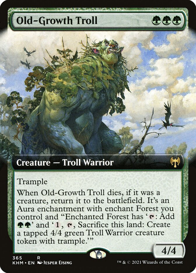 Old-Growth Troll (KHM) (365) / Extended Art