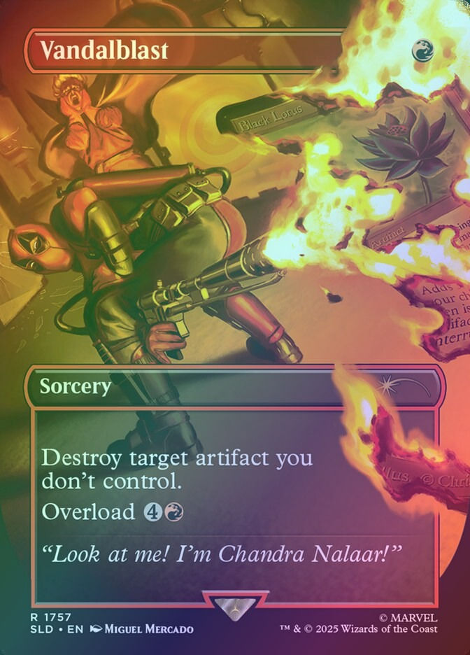 Vandalblast (SLD) (1757) / Borderless / Foil