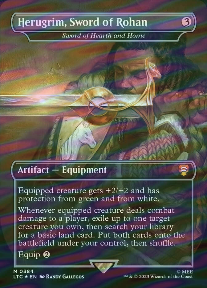Sword of Hearth and Home (LTC) (384) / Borderless / Surge Foil