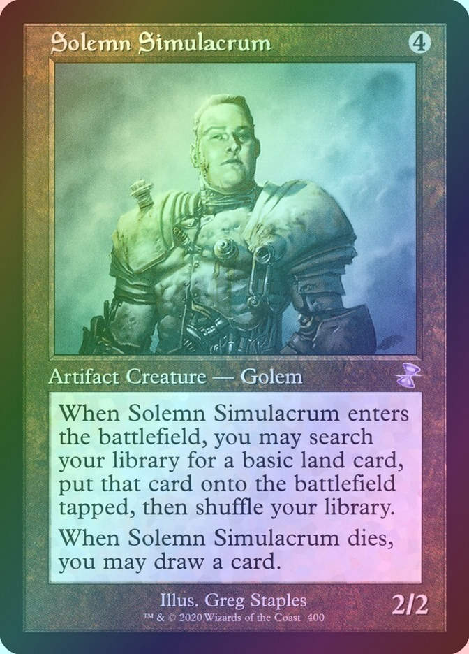 Solemn Simulacrum (TSR) (400) / Foil