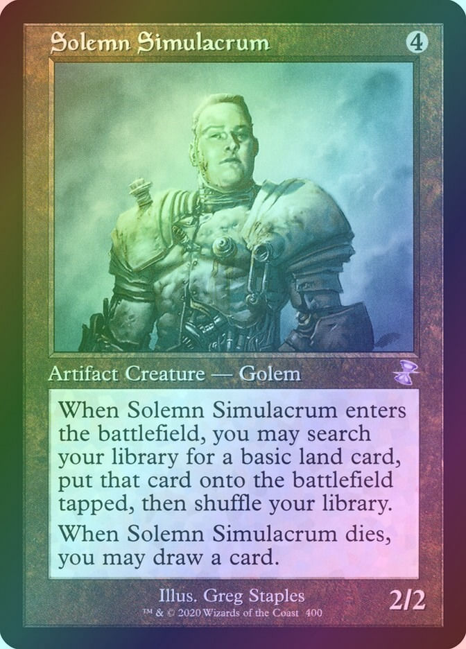 Solemn Simulacrum (TSR) (400) / Foil