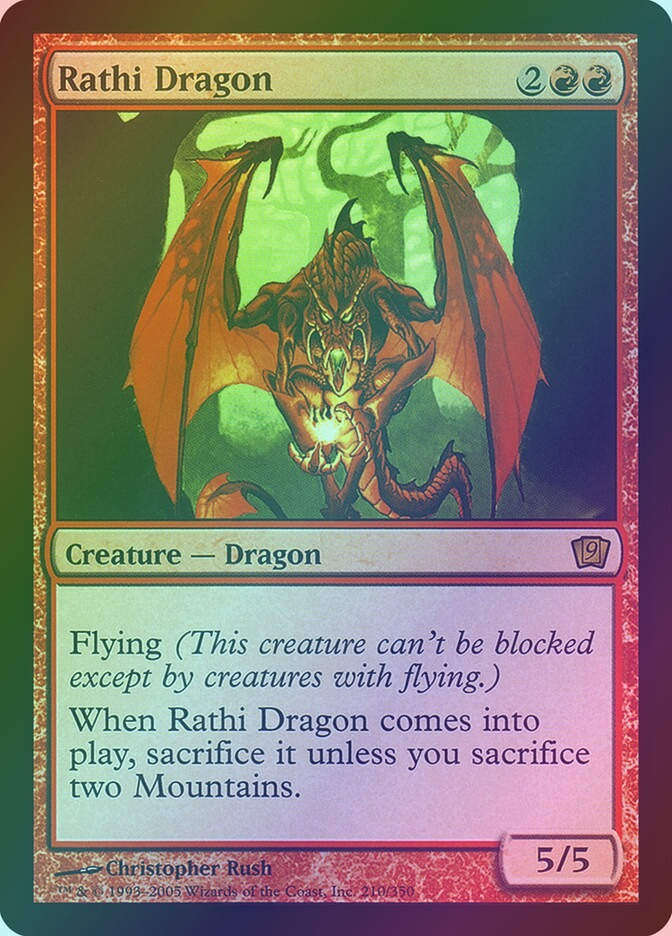 Rathi Dragon (9ED) (210★) / Foil