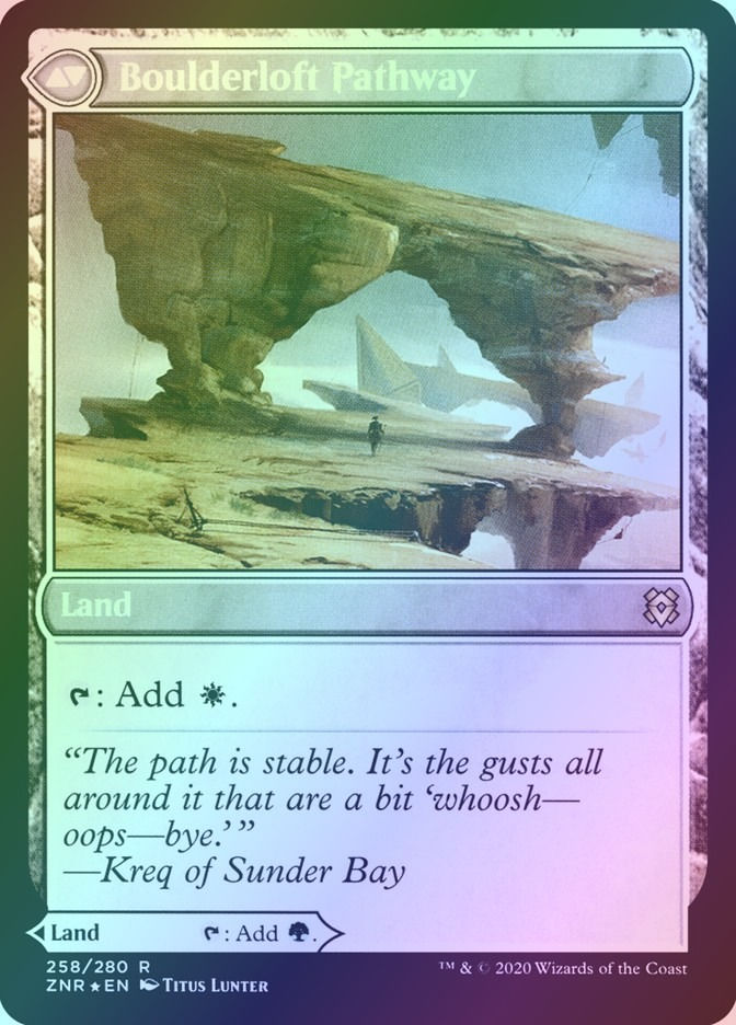 Branchloft Pathway // Boulderloft Pathway (PZNR) (258s) / Foil — cara 2 de 2