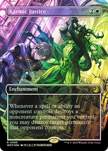 Karmic Justice (wot) / Anime Borderless Confetti Foil