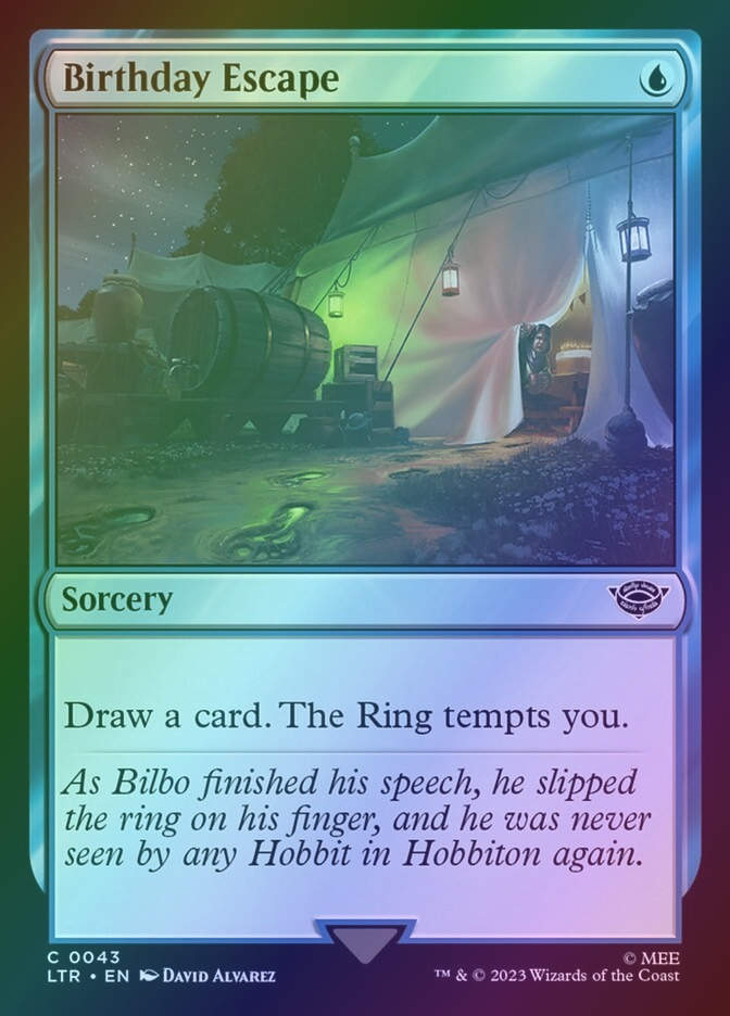 Birthday Escape (LTR) (43) / Foil