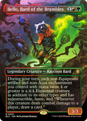 Bello, Bard of the Brambles (blc) (1) / Borderless Foil