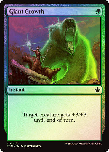 Giant Growth (FDN) (223) / Foil