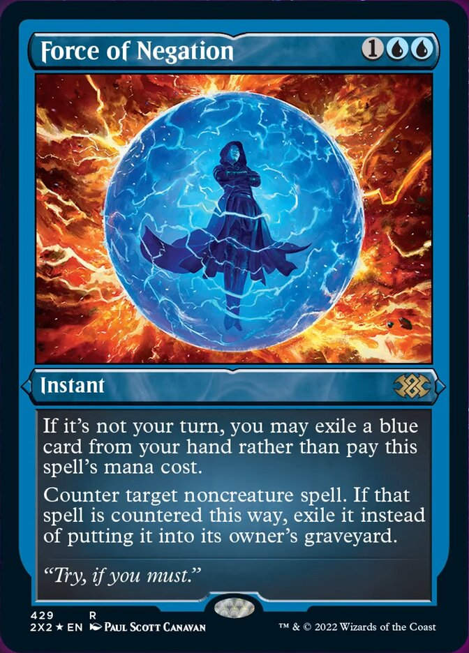 Force of Negation (2X2) / Etched Foil