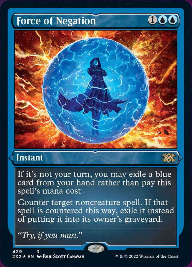 Force of Negation (2X2) / Etched Foil