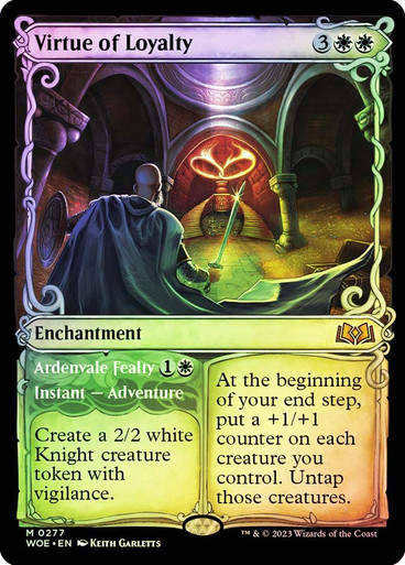 Virtue of Loyalty // Ardenvale Fealty (woe) / Showcase Foil