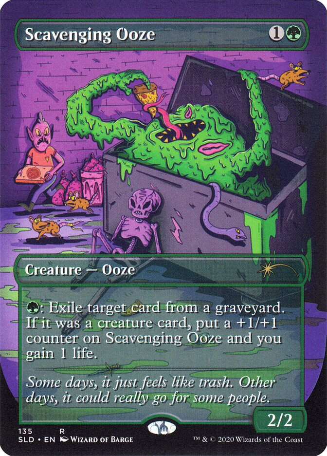 Scavenging Ooze (SLD) (135) / Borderless