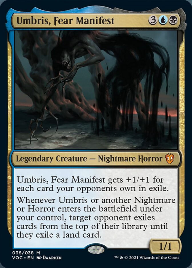 Umbris, Fear Manifest (VOC)