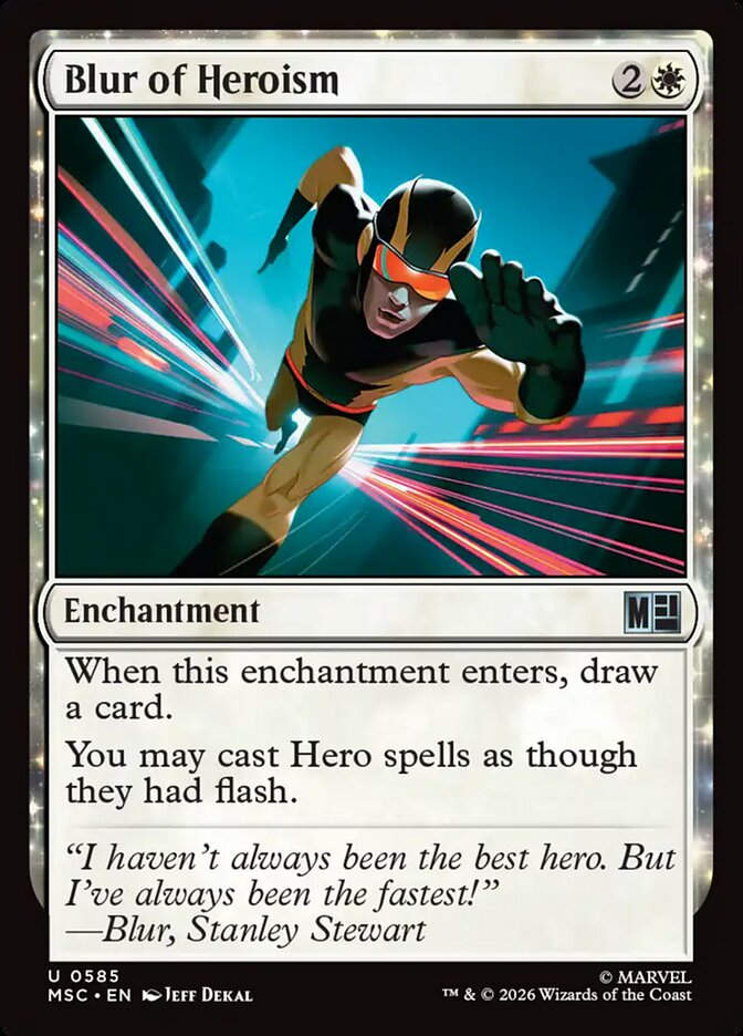 Blur of Heroism (MSC) (585)