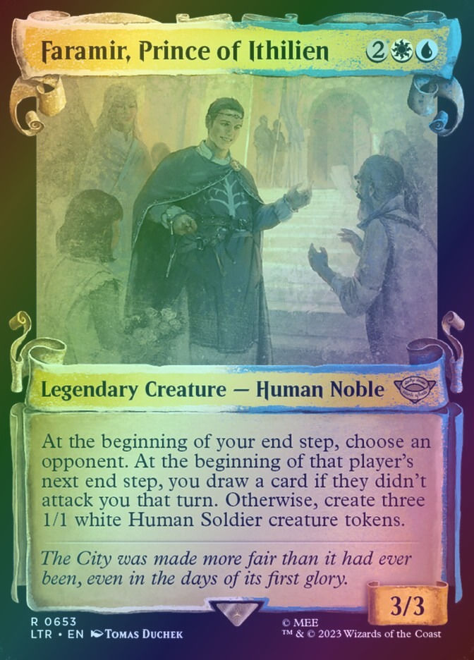 Faramir, Prince of Ithilien (LTR) (653) / Showcase / Foil