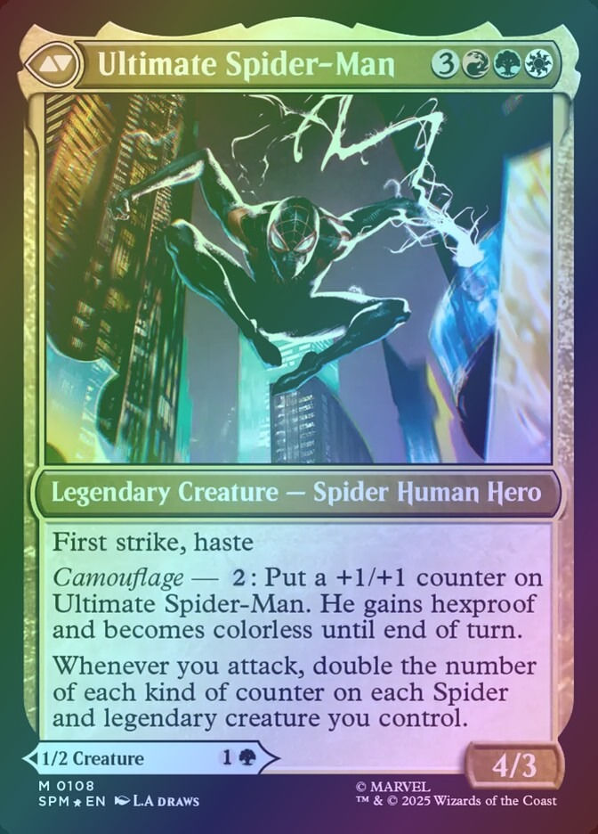 Miles Morales // Ultimate Spider-Man (PSPM) (108s) / Foil — cara 2 de 2