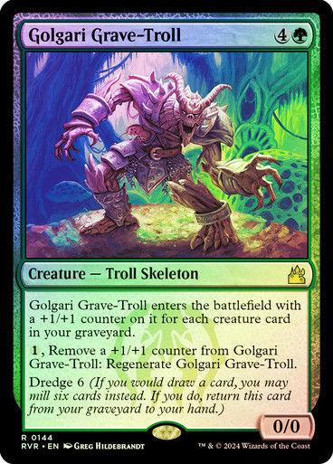 Golgari Grave-Troll (rvr) (144) / Foil