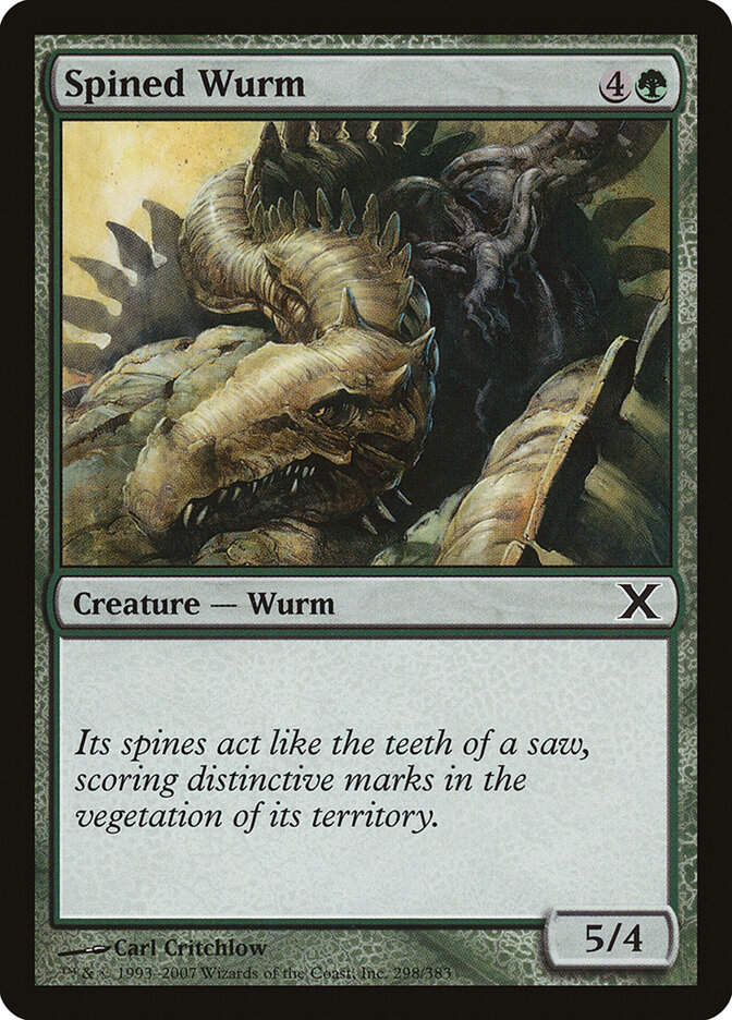 Spined Wurm (10E) (298)