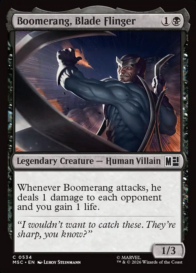 Boomerang, Blade Flinger (MSC) (534)