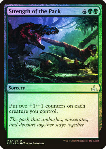Strength of the Pack (RIX) (145) / Foil