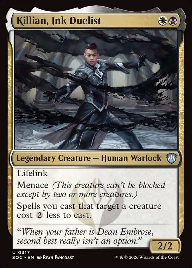 Killian, Ink Duelist (SOC) (317)