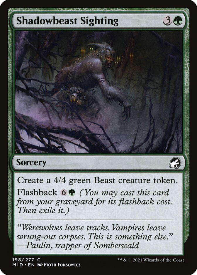 Shadowbeast Sighting (MID) (198)