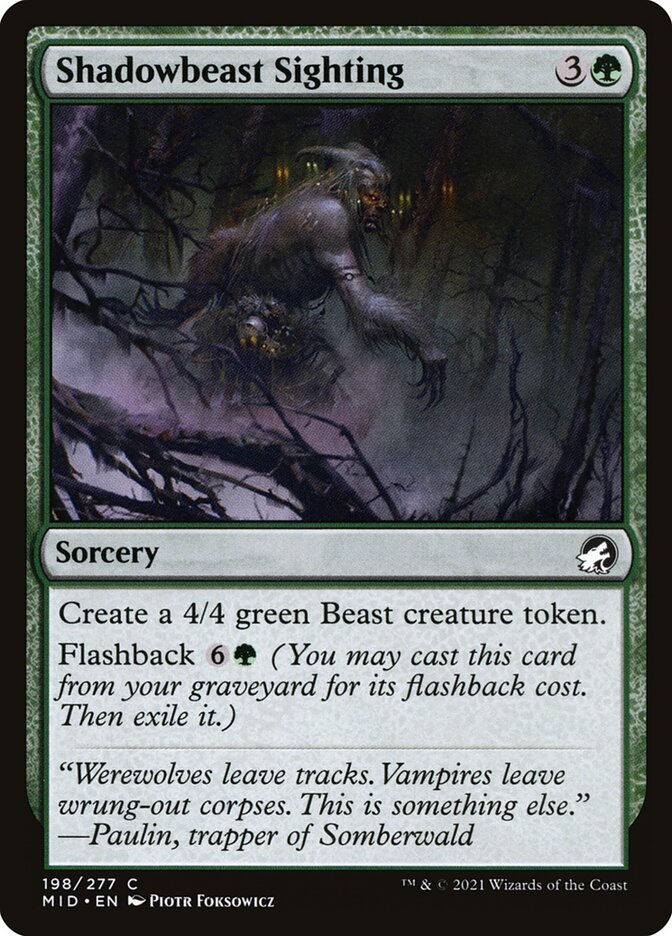 Shadowbeast Sighting (MID) (198)
