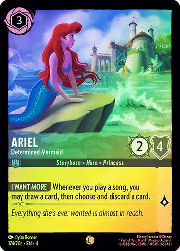 Ariel - Determined Mermaid (LOR_URS) / Foil