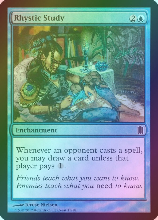 Rhystic Study (CM1) (15) / Foil
