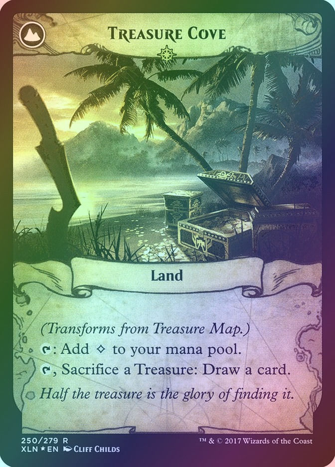 Treasure Map // Treasure Cove (PXLN) (250s) / Foil — cara 2 de 2