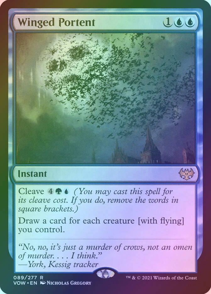 Winged Portent (VOW) (89) / Foil