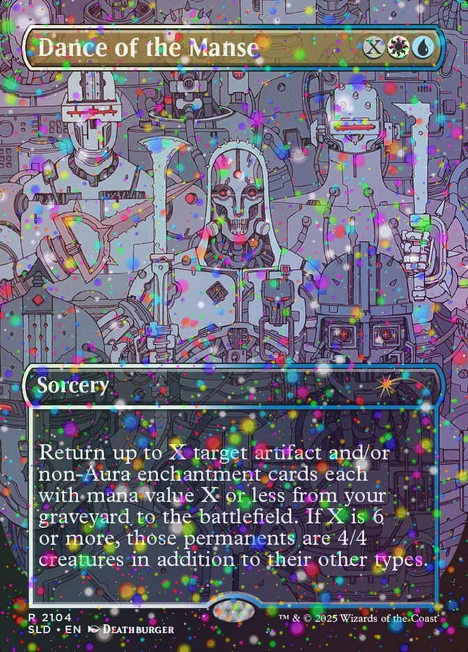 Dance of the Manse (SLD) (2104) / Borderless / Galaxy Foil