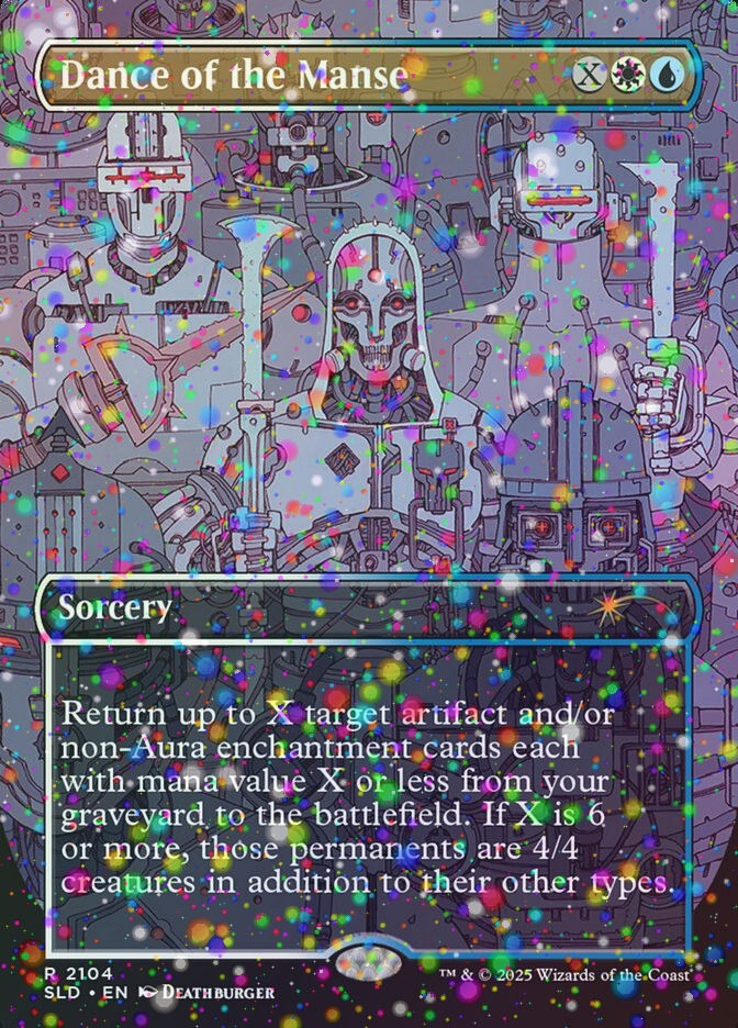 Dance of the Manse (SLD) (2104) / Borderless / Galaxy Foil