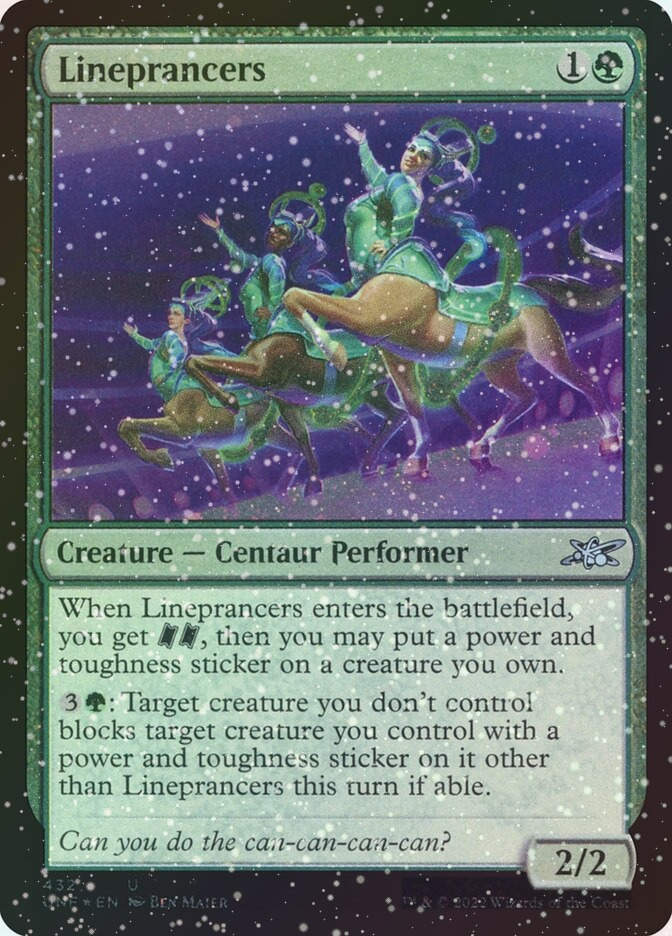 Lineprancers (UNF) (432) / Galaxy Foil