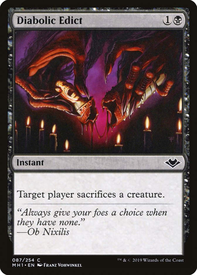 Diabolic Edict (MH1) (87)