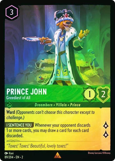 Prince John - Greediest of All (LOR_ROF) / Foil