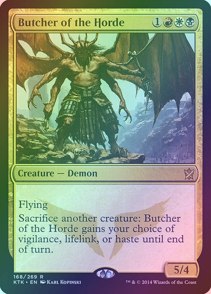 Butcher of the Horde (KTK) (168) / Foil