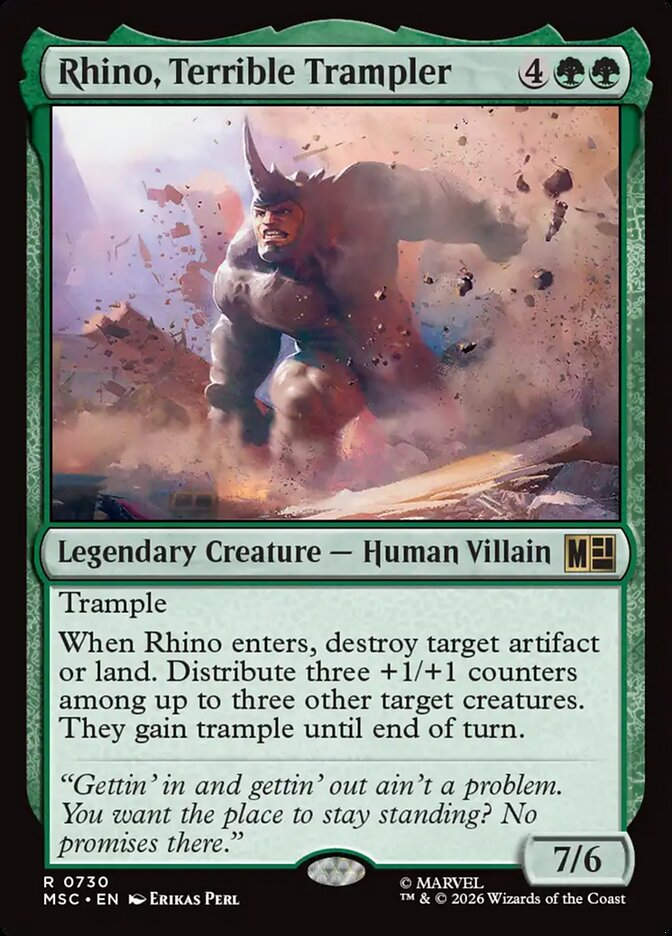 Rhino, Terrible Trampler (MSC) (730)