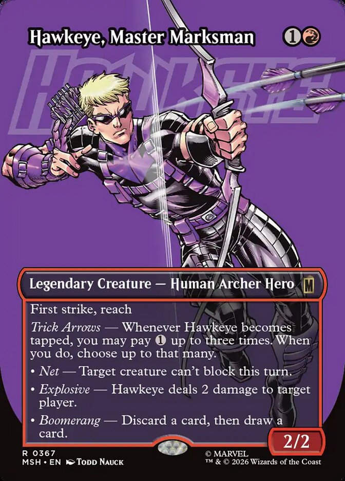Hawkeye, Master Marksman (MSH) (367) / Borderless