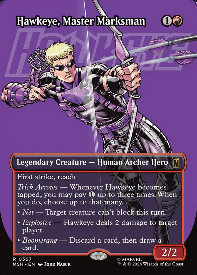 Hawkeye, Master Marksman (MSH) (367) / Borderless