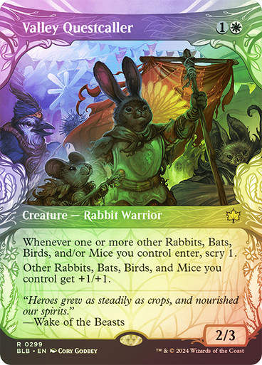 Valley Questcaller (blb) (299) / Showcase Foil