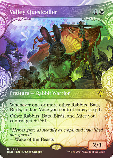 Valley Questcaller (blb) (299) / Showcase Foil