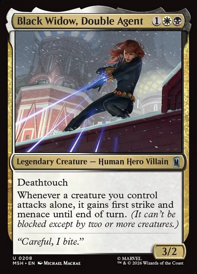 Black Widow, Double Agent (MSH) (208)