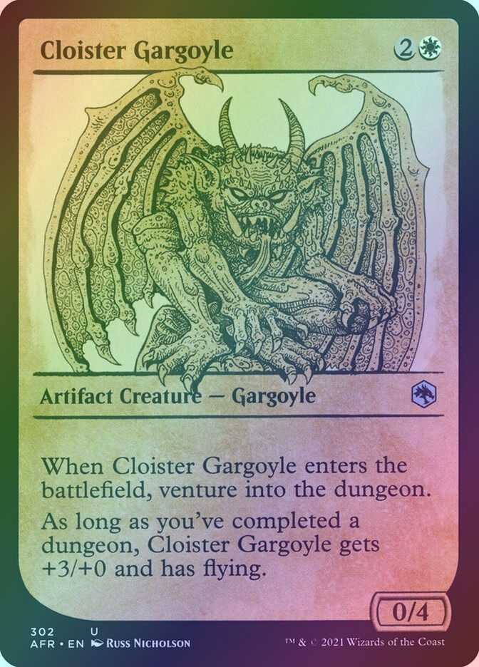 Cloister Gargoyle (AFR) (302) / Showcase / Foil