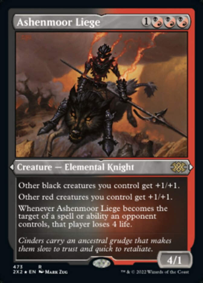 Ashenmoor Liege (2X2) / Etched Foil