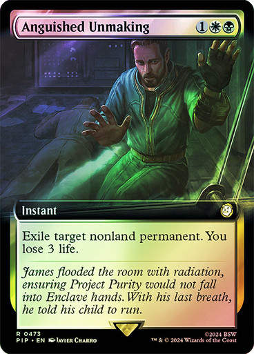 Anguished Unmaking (pip) (473) / Extended Art Foil