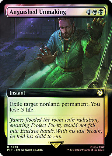 Anguished Unmaking (pip) (473) / Extended Art Foil